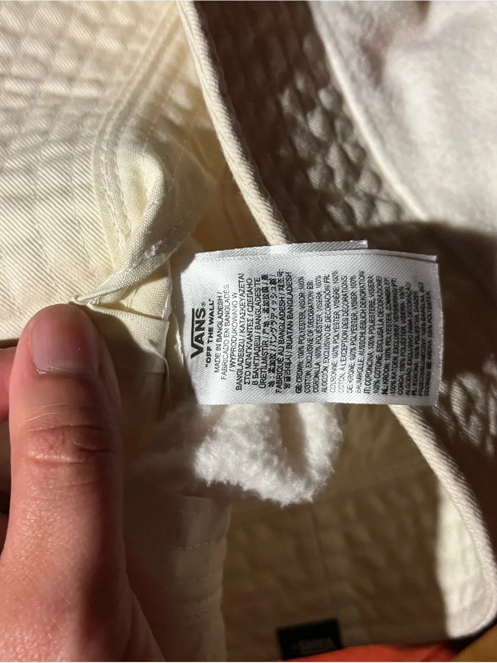 Vans soft textured